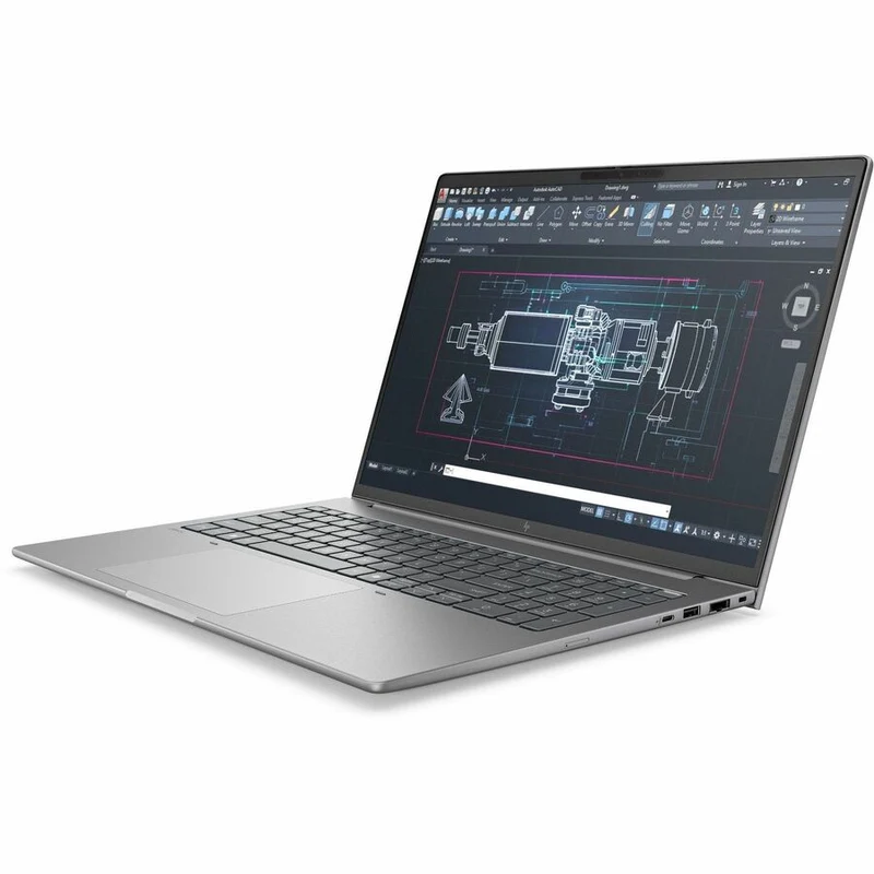 Station de travail mobile HP ZBook 8 G1i 16" - WUXGA - 60 Hz - Intel Core Ultra 7 265H - Technologie vPro - 16 Go - SSD 512 Go - Clavier anglais - Argent météore BP6Y5UT#ABA