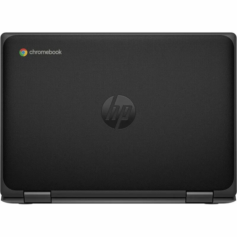 Chromebook convertible 2 en 1 robuste HP Fortis Flip G1i 11.6" avec écran tactile - HD - Intel N150 série N - 8 Go - 64 Go de mémoire flash - Clavier anglais et français - Noir de jais - Smart Buy B69PWUT#ABL
