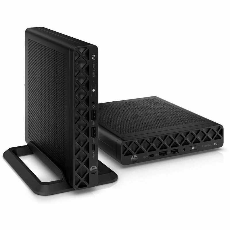 Ordinateur de bureau HP EliteDesk 8 G1a - AMD Ryzen AI 5 PRO 340 - 32 Go - SSD 512 Go - Mini PC - Jack Black C3XG0UT#ABA