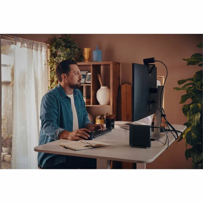 Ordinateur de bureau HP EliteDesk 8 G1a - AMD Ryzen AI 7 350 - 16 Go - SSD 512 Go - Mini PC - Jack Black C3XG3UT#ABA
