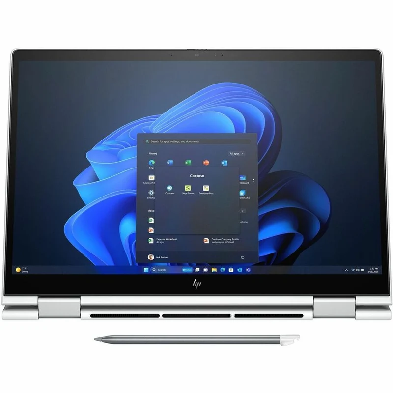 Ordinateur portable convertible 2 en 1 HP EliteBook 8 Flip G1i 13.3" à écran tactile - WUXGA - 60 Hz - Processeur Intel Core Ultra 5 235U - Technologie vPro - 16 Go - SSD 512 Go - Clavier anglais et français - Argent glacier BE8V0UT#ABL