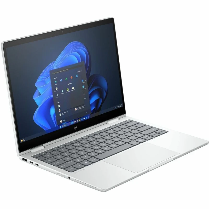 Ordinateur portable convertible 2 en 1 HP EliteBook 8 Flip G1i 13.3" à écran tactile - WUXGA - 60 Hz - Processeur Intel Core Ultra 5 235U - Technologie vPro - 16 Go - SSD 512 Go - Clavier anglais et français - Argent glacier BE8V0UT#ABL