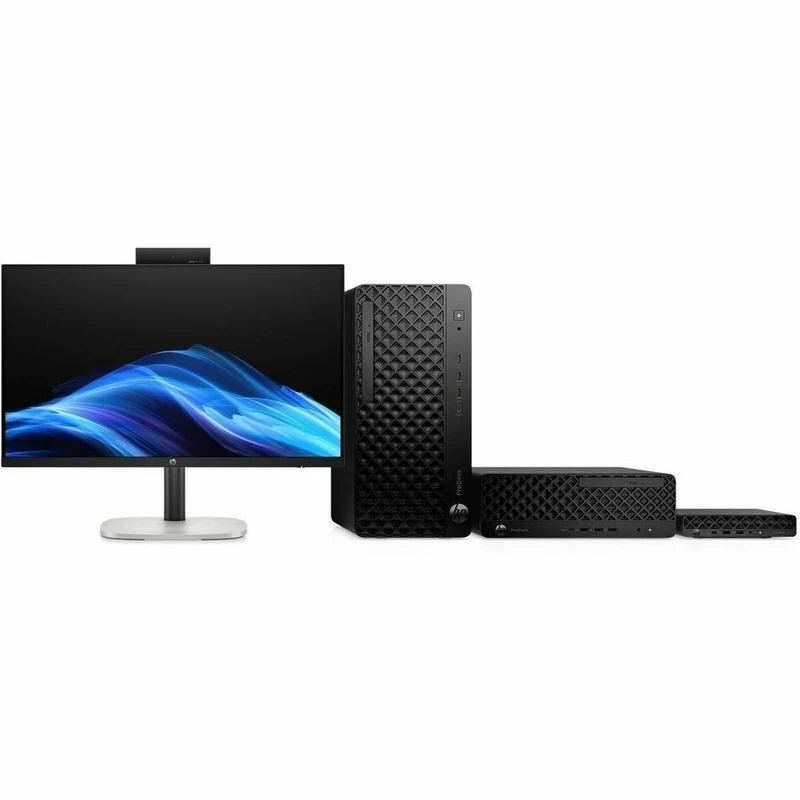 Ordinateur de bureau HP ProDesk 4 G1i - Intel Core Ultra 5 235 - Technologie vPro - 16 Go - SSD 256 Go - Compact - Jack Black BH9F0UT#ABC