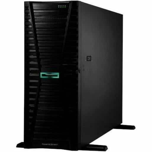 Serveur tour HPE ProLiant ML350 G11 4U - 1 x Intel Xeon Silver 4516Y+ 2.20 GHz - 64 Go de RAM - SSD 1.92 To - Configuration SSD (2 x 960 Go) - Contrôleur SAS 12 Gbit/s, Serial ATA/600 P83320-005