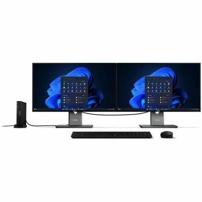 Ordinateur de bureau Lenovo ThinkCentre M70q Gen 6 13A4002DCA - Intel Core Ultra 7 265T - 16 Go - SSD 512 Go - Mini - Noir 13A4002DCA