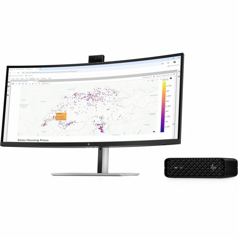 Station de travail HP Z2 Mini G1i - Intel Core Ultra 9 285K - 32 Go - SSD 1 To - Mini PC - Noir BM6N7UT#ABA