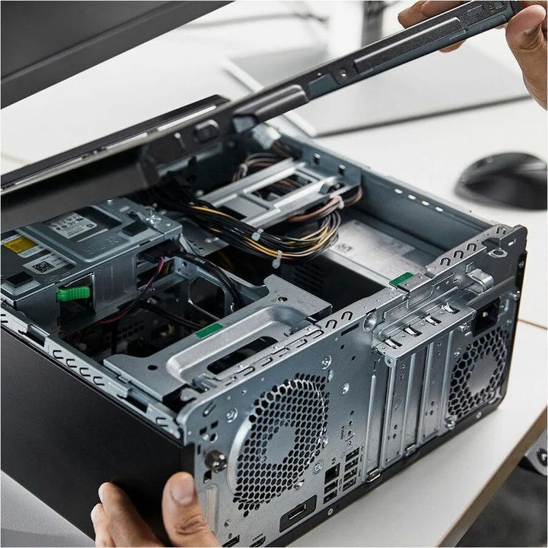 Ordinateur de bureau HP EliteDesk 8 G1i - Intel Core Ultra 5 235 - Technologie vPro - 16 Go - SSD 512 Go - Tour - Jack Black C6TX0UT#ABA