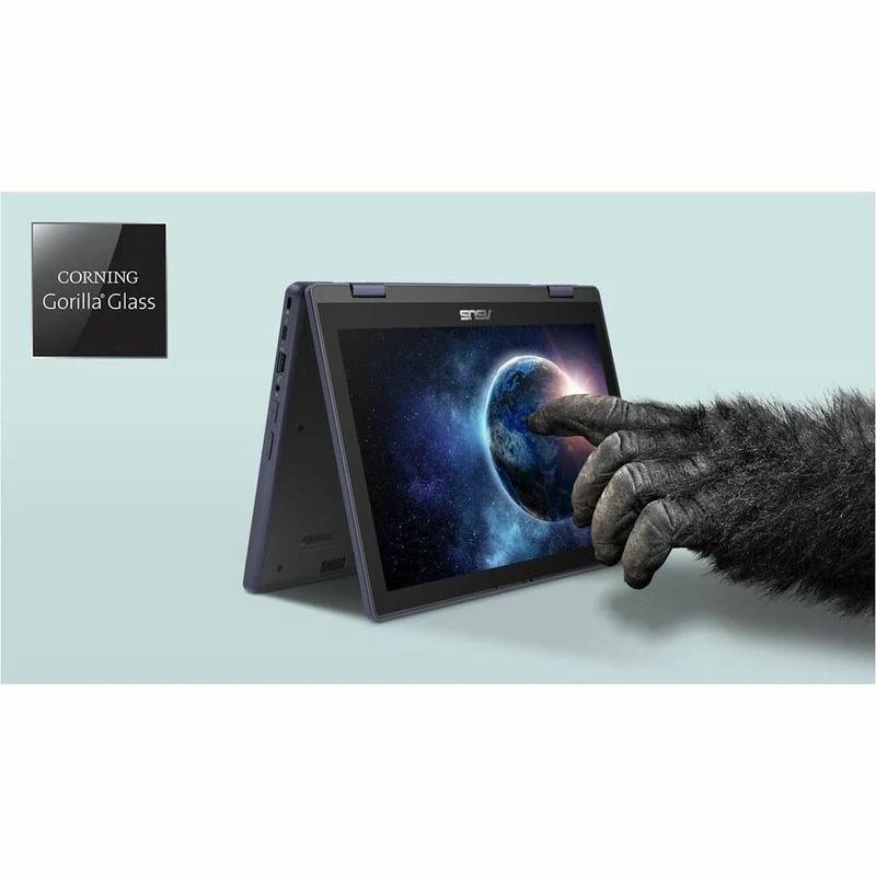 Asus BR1204F BR1204FTA-EN116256T-CB Ordinateur portable 2 en 1 robuste et convertible avec écran tactile 12.2 pouces (WUXGA), processeur Intel N150 série N, 16 Go, SSD 256 Go, gris minéral BR1204FTA-EN116256T-CB