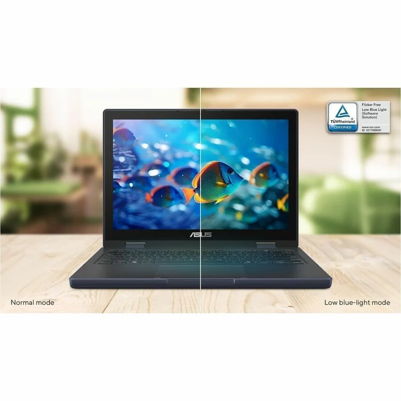 Asus BR1204F BR1204FTA-EN116256T-CB Ordinateur portable 2 en 1 robuste et convertible avec écran tactile 12.2 pouces (WUXGA), processeur Intel N150 série N, 16 Go, SSD 256 Go, gris minéral BR1204FTA-EN116256T-CB
