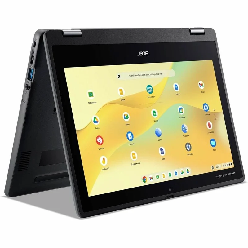 Acer Chromebook Spin 511 R757T R757T-C2AZ Chromebook 2 en 1 convertible 11.6" (écran tactile) - HD - 60 Hz - Intel N150 série N - 8 Go - 64 Go de mémoire flash - Clavier anglais/français - Noir NX.J9LAA.004
