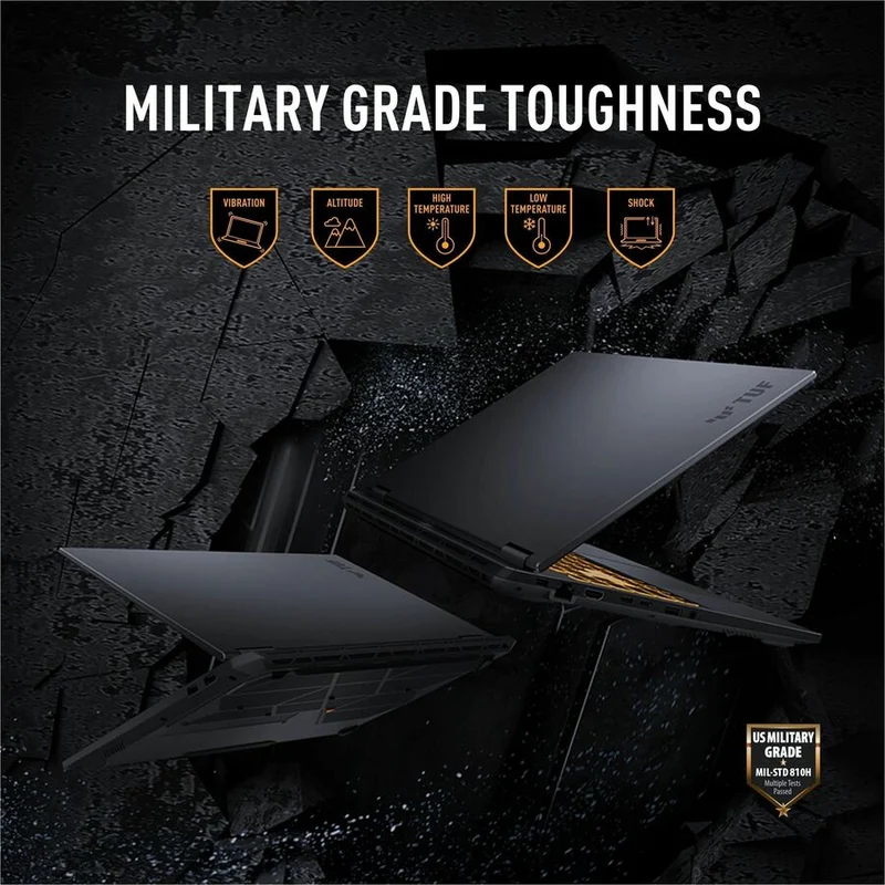 Ordinateur portable gaming TUF Gaming F16 FX608 FX608JHR-DS74 16 pouces - 2.5K - 165 Hz - Intel Core i7 14e génération i7-14650HX - 16 Go - SSD 1 To FX608JHR-DS74