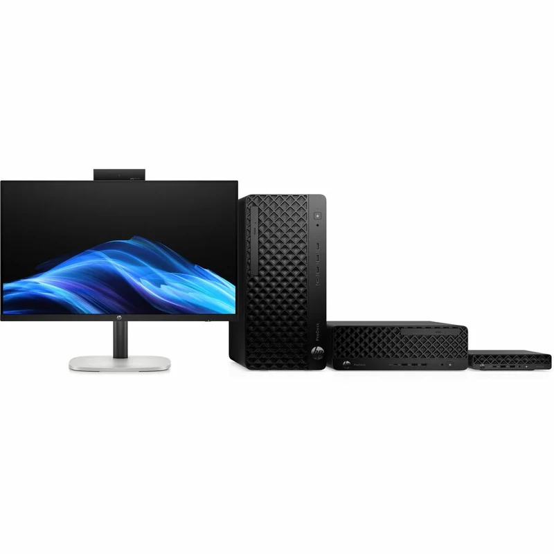 Ordinateur de bureau HP ProDesk 4 G1i - Intel Core Ultra 7 265 - Technologie vPro - 16 Go - SSD 512 Go - Compact - Jack Black BH9F1UT#ABC