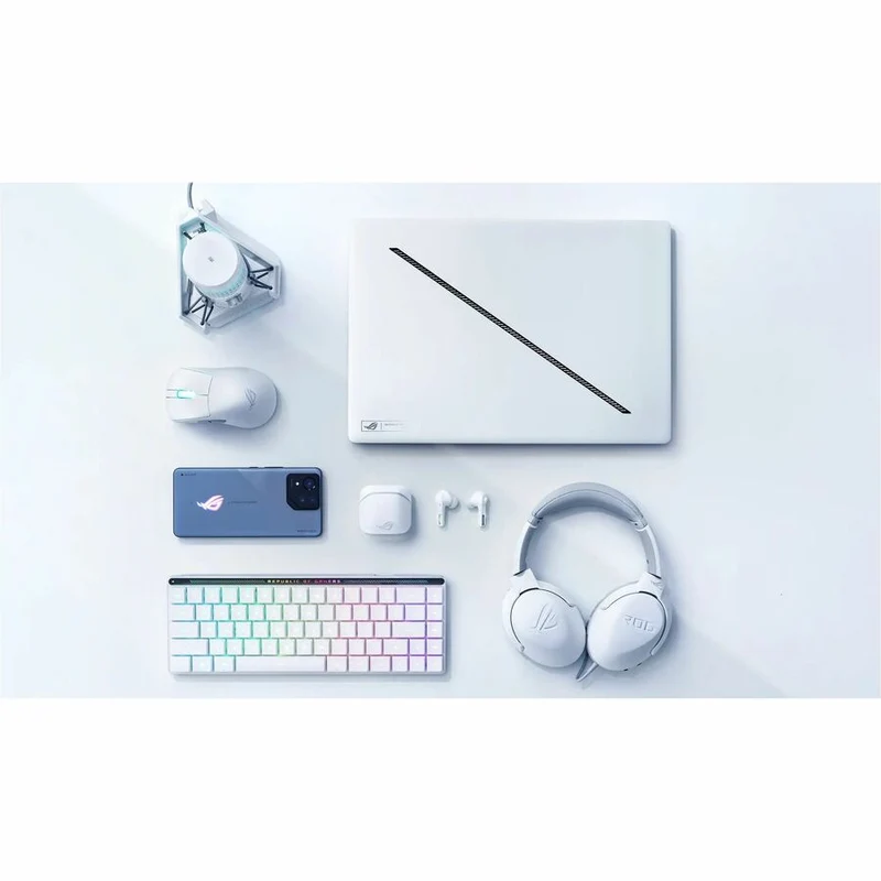 Asus ROG Zephyrus G16 GU605 GU605CM-DS94-CA Ordinateur portable gaming 16" - 2.5K - 240 Hz - Intel Core Ultra 9 285H - 16 Go - SSD 1 To - Clavier anglais - Blanc platine GU605CM-DS94-CA