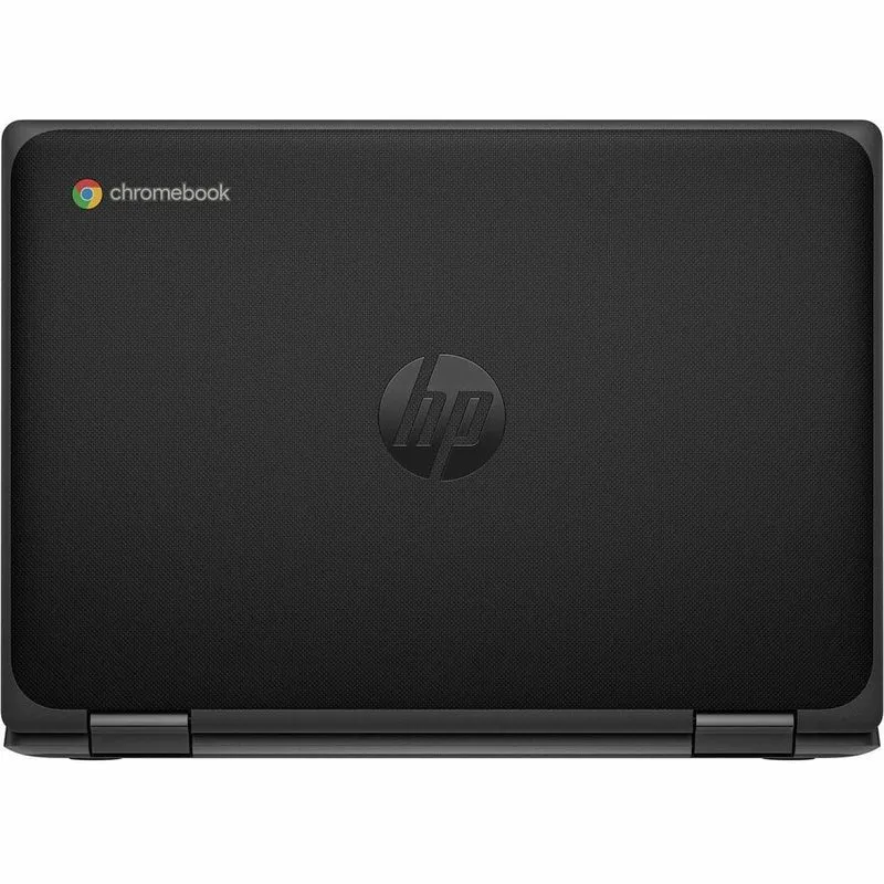 Chromebook convertible 2 en 1 robuste HP Fortis Flip G1i 11.6" avec écran tactile - HD - Intel N250 série N - 16 Go - 128 Go de mémoire flash - Clavier anglais et français - Noir de jais - Smart Buy B69PVUT#ABL