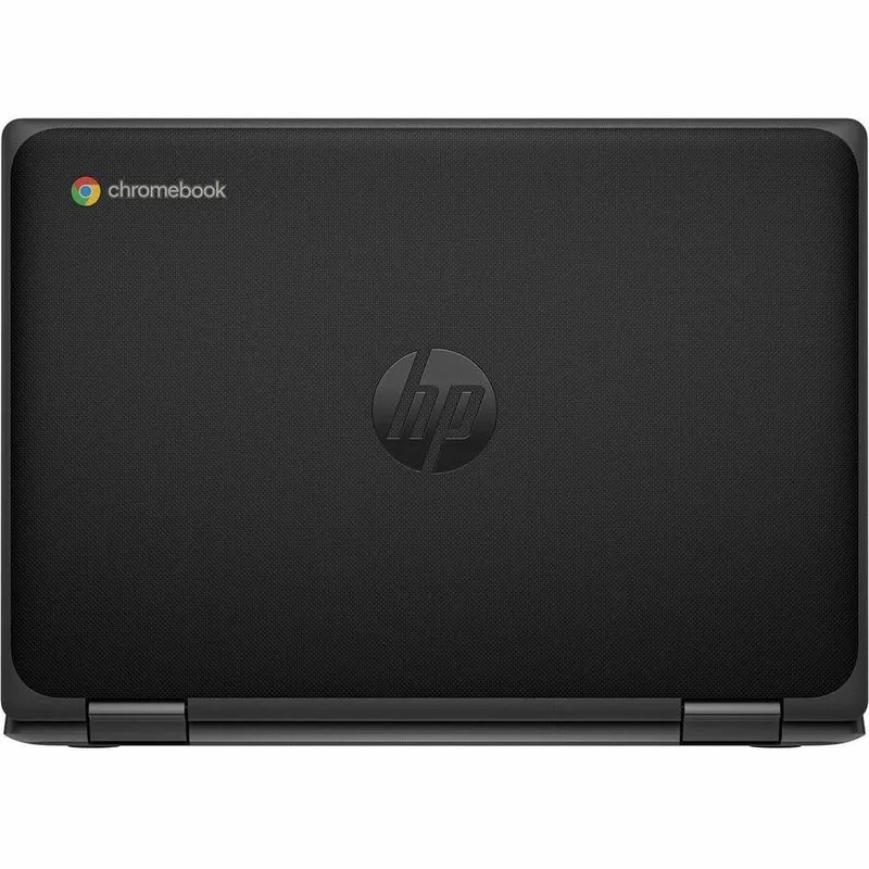 Chromebook convertible 2 en 1 robuste HP Fortis Flip G1i 11.6" avec écran tactile - HD - Intel N150 série N - 4 Go - 32 Go de mémoire flash - Clavier anglais et français - Noir de jais - Smart Buy B69PJUT#ABL