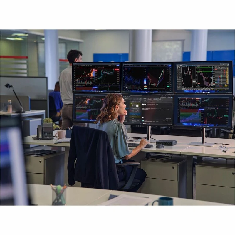 Ordinateur de bureau HP EliteDesk 8 G1i - Intel Core Ultra 5 235T - Technologie vPro - 32 Go - SSD 512 Go - Mini ordinateur de bureau - Jack Black BQ4B7UT#ABC