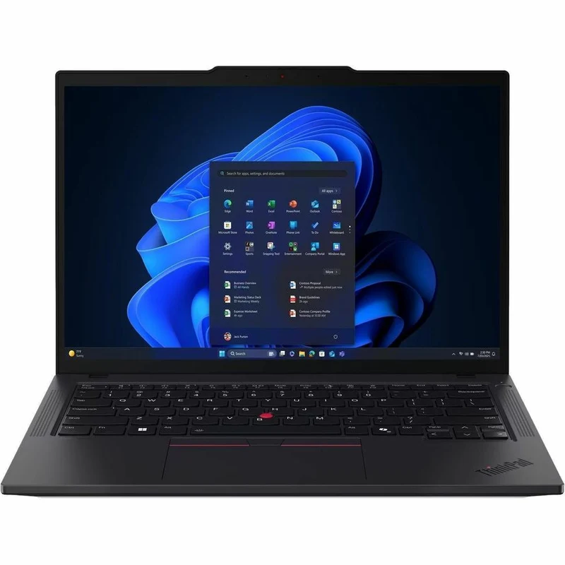 Ordinateur portable Lenovo ThinkPad T14 Gen 6 21QC00AUUS 14" avec écran tactile - WUXGA - 60 Hz - Intel Core Ultra 7 2nd Gen 265U - Technologie vPro - 32 Go - SSD 512 Go - Clavier anglais - Noir 21QC00AUUS