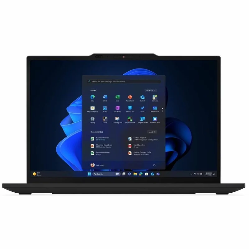 Ordinateur portable Lenovo ThinkPad X13 Gen 6 21RK00BJCA 13.3" - WUXGA - Intel Core Ultra 7 265U - Plateforme Intel Evo - 32 Go - SSD 512 Go - Clavier français canadien - Noir 21RK00BJCA