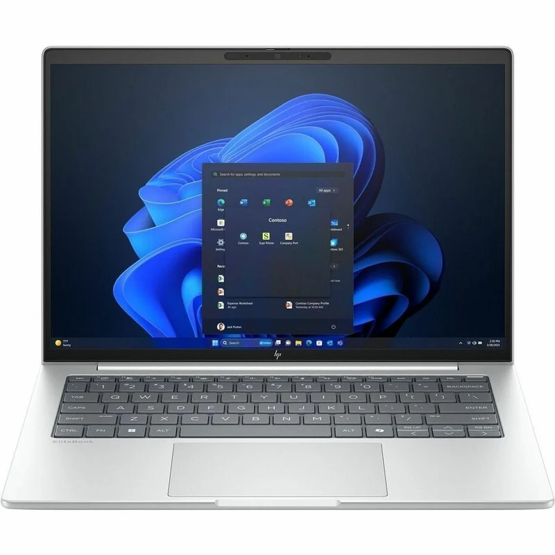 Ordinateur portable HP EliteBook 8 G1i 14" - WUXGA - Intel Core Ultra 7 255U - 16 Go - SSD 512 Go - Clavier anglais/français - Argent glacier C2NL9UT#ABL