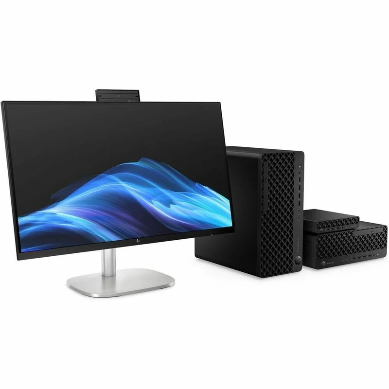 Ordinateur de bureau HP EliteDesk 8 G1i - Intel Core Ultra 7 265 - Technologie vPro - 32 Go - SSD 512 Go - Compact - Jack Black BH9E7UT#ABC