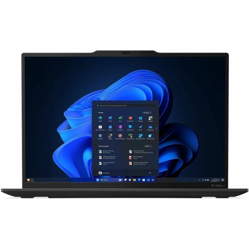 Ordinateur portable Lenovo ThinkPad X1 Carbon Gen 13 21NX00FVCA 14" avec écran tactile - WUXGA - 60 Hz - Processeur Intel Core Ultra 7 2e génération 265U - Technologie vPro - Plateforme Intel Evo - 32 Go - SSD 1 To - Clavier français canadien - Peinture noire 21NX00FVCA