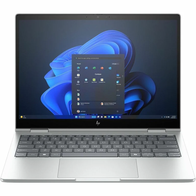 Ordinateur portable convertible 2 en 1 HP EliteBook 8 Flip G1i 13.3" - WUXGA - 60 Hz - Intel Core Ultra 5 235U - Technologie vPro - 32 Go - SSD 512 Go - Clavier anglais - Argent glacier BX7Z8UT#ABA