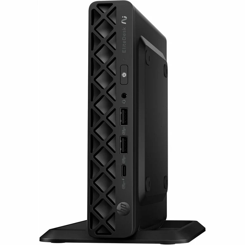 Ordinateur de bureau HP EliteDesk 8 G1a - AMD Ryzen AI 5 PRO 340 - 16 Go - SSD 512 Go - Mini PC - Jack Black C3XH1UT#ABA