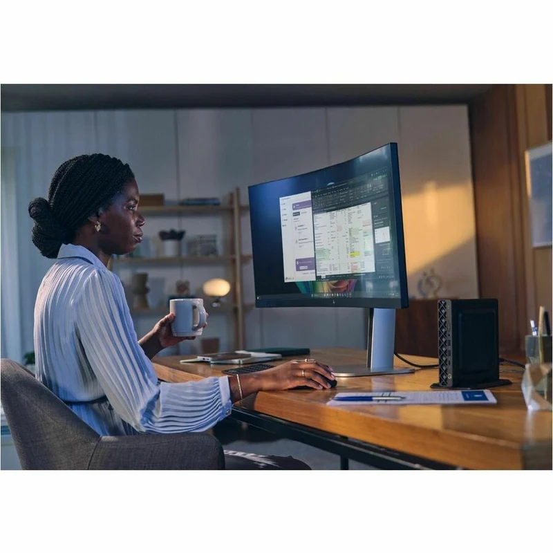 Ordinateur de bureau HP EliteDesk 8 G1a - AMD Ryzen AI 5 PRO 340 - 16 Go - SSD 512 Go - Mini PC - Jack Black C3XH1UT#ABA