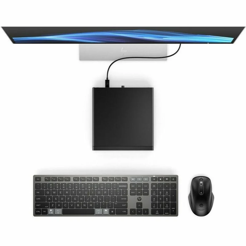 Ordinateur de bureau HP EliteDesk 8 G1a - AMD Ryzen AI 5 PRO 340 - 16 Go - SSD 512 Go - Mini PC - Jack Black C3XH1UT#ABA