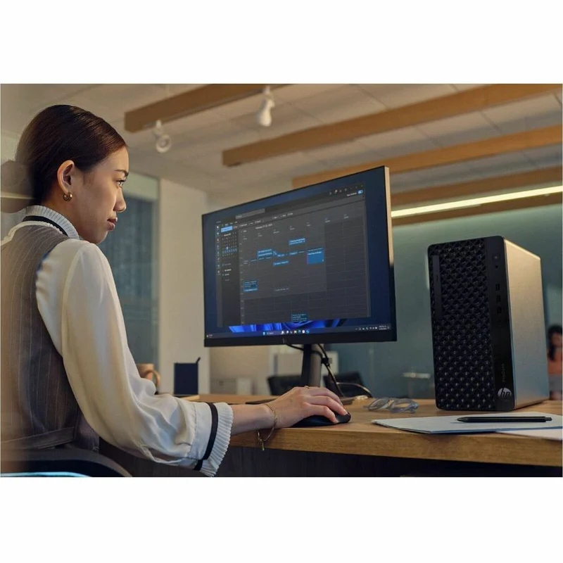 Ordinateur de bureau HP ProDesk 4 G1i - Intel Core Ultra 7 265 - Technologie vPro - 16 Go - SSD 512 Go - Tour - Jack Black C57BLUT#ABA
