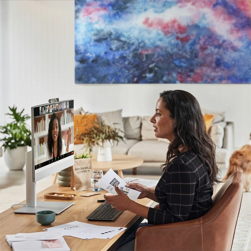 Ordinateur tout-en-un HP EliteOne 840 G9 - Intel Core i7 14e génération (i7-14700) - 16 Go - SSD 512 Go - Écran tactile Full HD 23.8" - Ordinateur de bureau B40T2UP#ABC