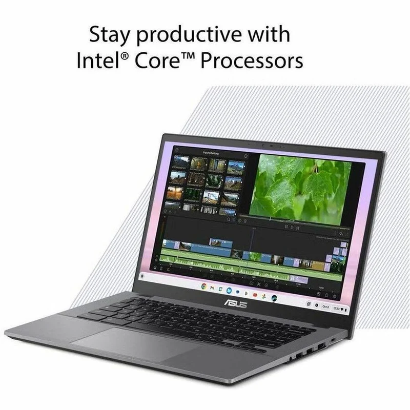 Asus Chromebook Plus CX34 CX3402CBA-BSI32T-CB Chromebook 14" - Full HD - Intel Core i3 12e génération i3-1215U - 8 Go - 128 Go de mémoire flash - Gris rocheux CX3402CBA-BSI32T-CB