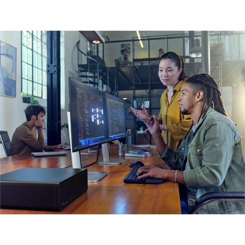 Ordinateur de bureau HP EliteDesk 8 G1i - Intel Core Ultra 7 265 - Technologie vPro - 16 Go - SSD 512 Go - Compact - Jack Black BH9E6UT#ABC