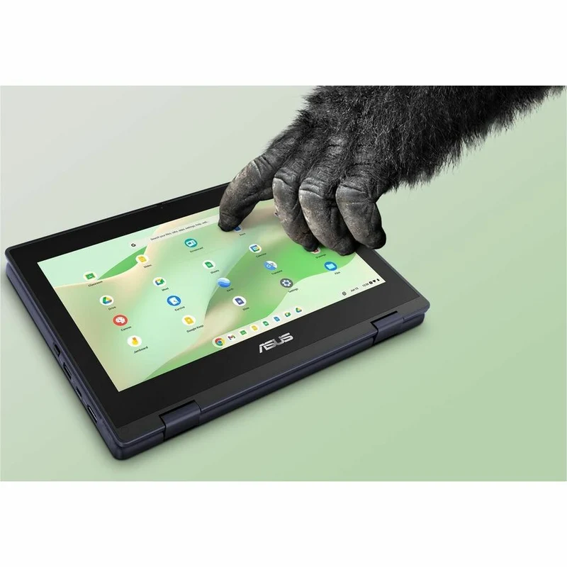 Asus Chromebook CR11 Flip CR1104F CR1104FTA-CN1464T-CA Chromebook 2 en 1 robuste et convertible avec écran tactile 11.6 pouces - HD - Intel N-Series N150 - 4 Go - 64 Go de mémoire flash - Gris minéral CR1104FTA-CN1464T-CA
