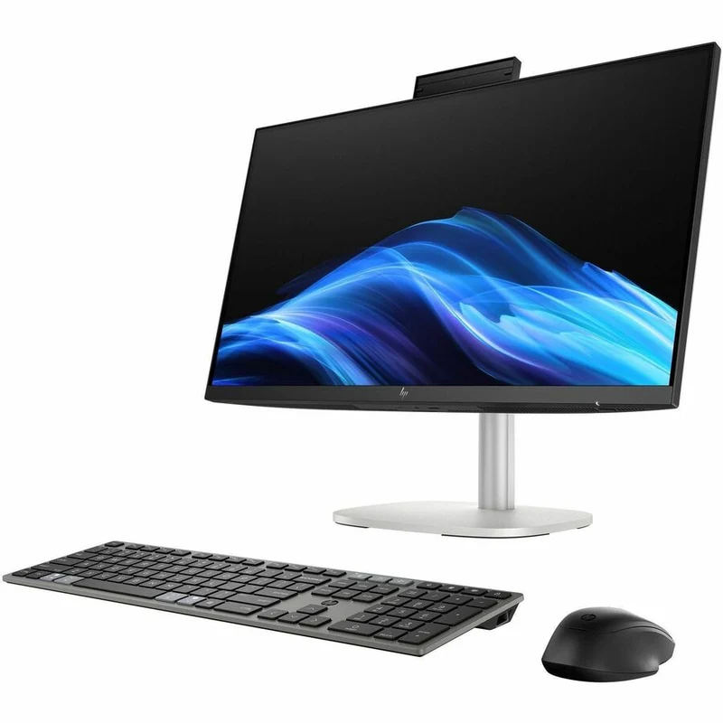 Ordinateur tout-en-un HP EliteStudio 8 AiO G1i - Intel Core Ultra 7 265 - Technologie vPro - 32 Go - SSD 1 To - Écran tactile Full HD 23.8" - Bureau - Argent Pike C7RS0UT#ABC