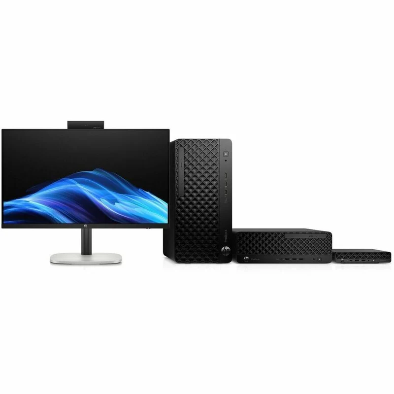 Ordinateur de bureau HP ProDesk 4 G1i - Intel Core Ultra 5 235 - Technologie vPro - 16 Go - SSD 512 Go - Tour - Jack Black C57BMUT#ABC