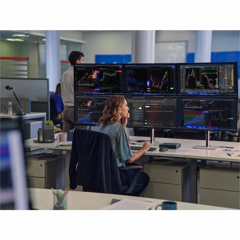 Ordinateur de bureau HP EliteDesk 8 G1i - Intel Core Ultra 7 265T - Technologie vPro - 16 Go - SSD 512 Go - Mini ordinateur de bureau - Jack Black BQ4B9UT#ABA