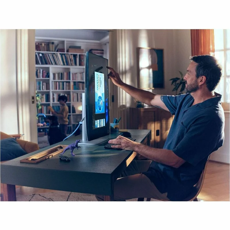 Ordinateur tout-en-un HP EliteStudio 8 AiO G1i - Intel Core Ultra 7 265 - Technologie vPro - 32 Go - SSD 1 To - Écran tactile QHD 27" - Bureau - Argent Pike C7GL4UT#ABC