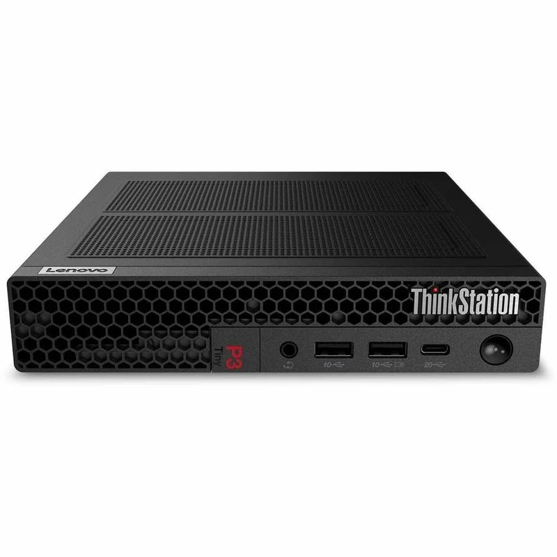 Station de travail Lenovo ThinkStation P3 Gen 2 30K5001WUS - 1 x Intel Core Ultra 5 235 - Technologie vPro - 16 Go - SSD 512 Go - Tiny - Noir 30K5001WUS