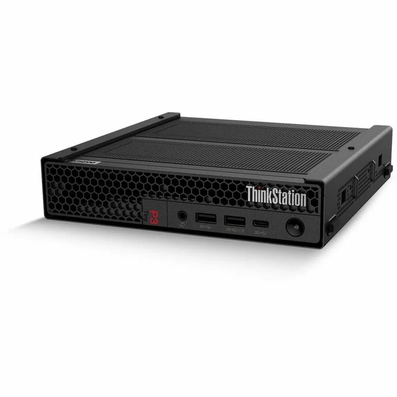 Station de travail Lenovo ThinkStation P3 Gen 2 30K5001WUS - 1 x Intel Core Ultra 5 235 - Technologie vPro - 16 Go - SSD 512 Go - Tiny - Noir 30K5001WUS