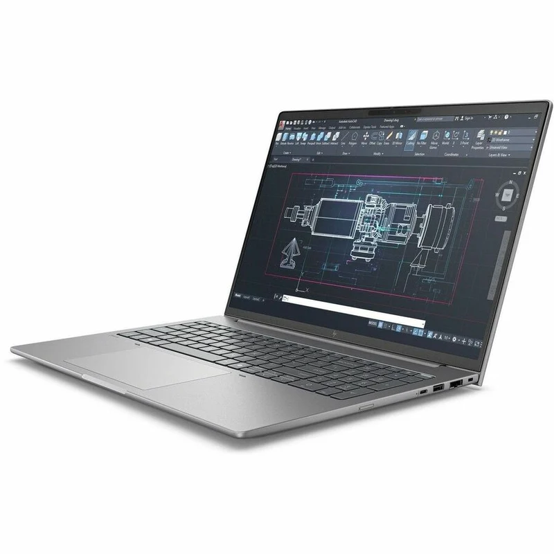 Station de travail mobile HP ZBook 8 G1i 16" - WQXGA - 120 Hz - Processeur Intel Core Ultra 9 285H - Technologie vPro - 32 Go - SSD 512 Go - Clavier anglais - Argent météore BP6Y8UT#ABA