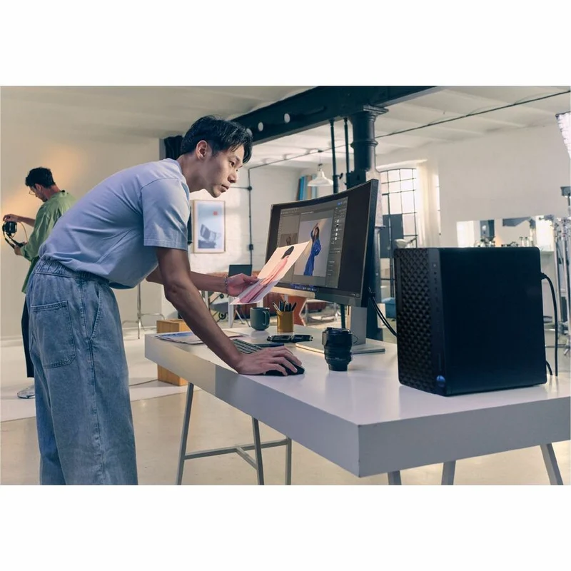 Ordinateur de bureau HP EliteDesk 8 G1i - Intel Core Ultra 9 285 - Technologie vPro - 64 Go - SSD 2 To - Tour - Jack Black C6TX2UT#ABC