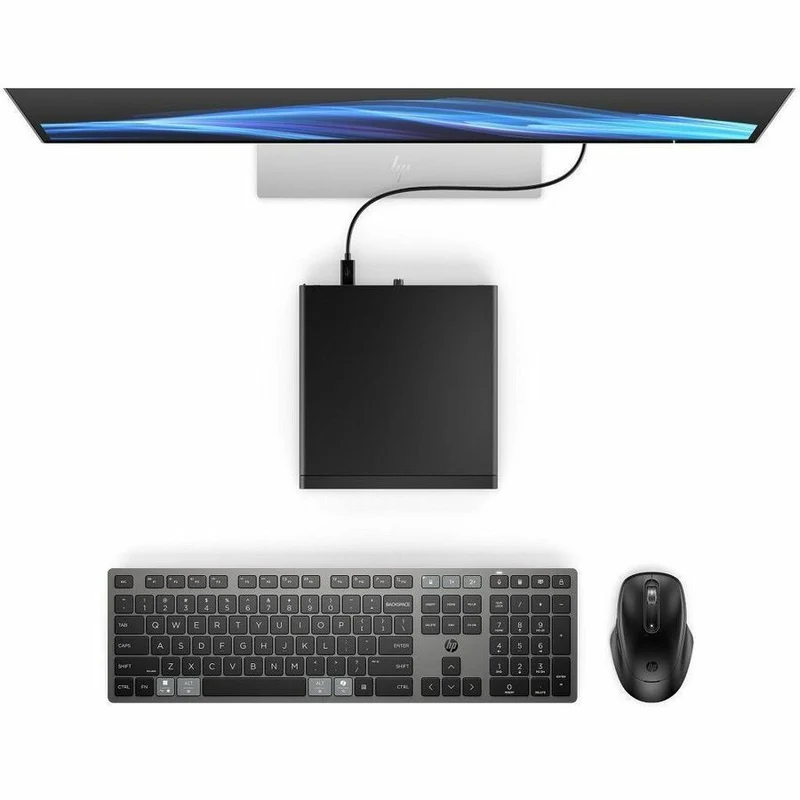 Ordinateur de bureau HP EliteDesk 8 G1a - AMD Ryzen AI 7 350 - 64 Go - SSD 1 To - Mini PC - Jack Black C3XG5UT#ABA