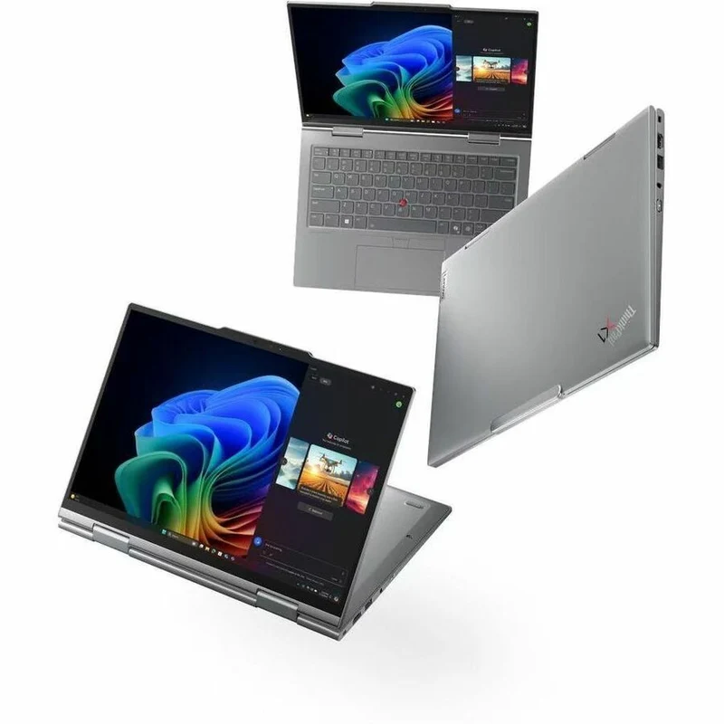 Lenovo ThinkPad X1 Gen 10 Aura Edition 21Q000D7CA Ordinateur portable 2 en 1 convertible avec écran tactile 14" - 2.8K - 120 Hz - Processeur Intel Core Ultra 7 2e génération 265U - Technologie vPro - Plateforme Intel Evo - 32 Go - SSD 512 Go - Clavier français canadien - Gris 21Q000D7CA