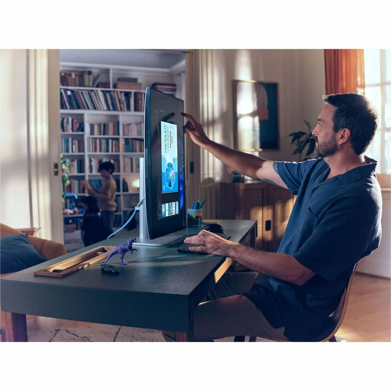 Ordinateur tout-en-un HP EliteStudio 8 AiO G1i - Intel Core Ultra 7 265 - Technologie vPro - 16 Go - SSD 512 Go - Écran tactile QHD 27" - Bureau - Argent Pike C7GL6UT#ABC