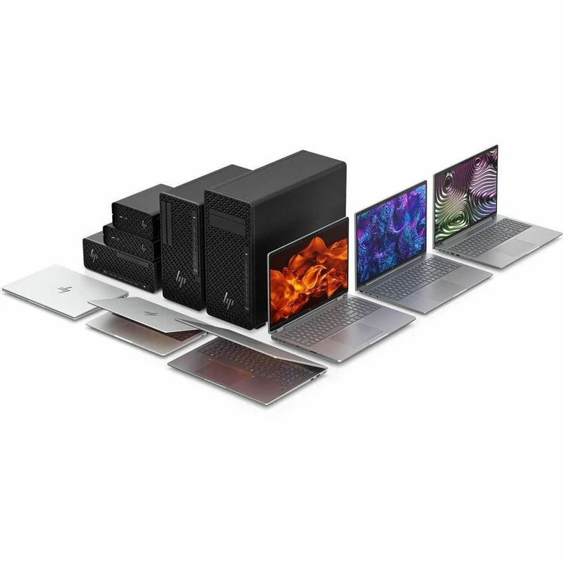 Station de travail mobile HP ZBook 8 G1as 14" avec écran tactile Copilot+ - WUXGA - AMD Ryzen AI 9 HX PRO 375 - 32 Go - SSD 512 Go - Clavier anglais - Argent météore BZ7K8UT#ABA
