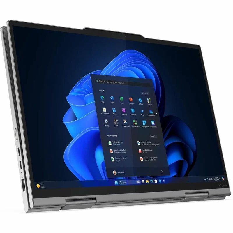 Ordinateur portable convertible 2 en 1 Lenovo ThinkPad X1 Gen 10 Aura Edition 21Q000D3CA, écran tactile 14 pouces - WUXGA - 60 Hz - Intel Core Ultra 7 2e génération 255U - Plateforme Intel Evo - 16 Go - SSD 512 Go - Clavier français canadien - Gris 21Q000D3CA
