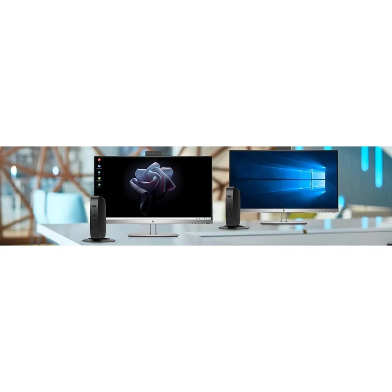 Client léger HP Elite t655 Ryzen R2314 Quad-core (4 cœurs) 2.10 GHz 9B4D7UT#ABA