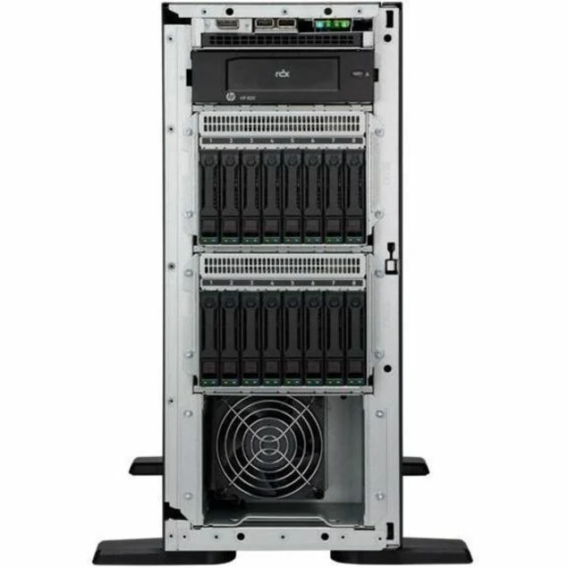 Serveur tour HPE ProLiant ML110 G11 4.5U - 1 x Intel Xeon Gold 5416S 2 GHz - 64 Go de RAM - SSD 1.92 To - Configuration SSD (2 x 960 Go) - NVMe, Serial ATA/600, contrôleur SAS 12 Gbit/s P83317-005
