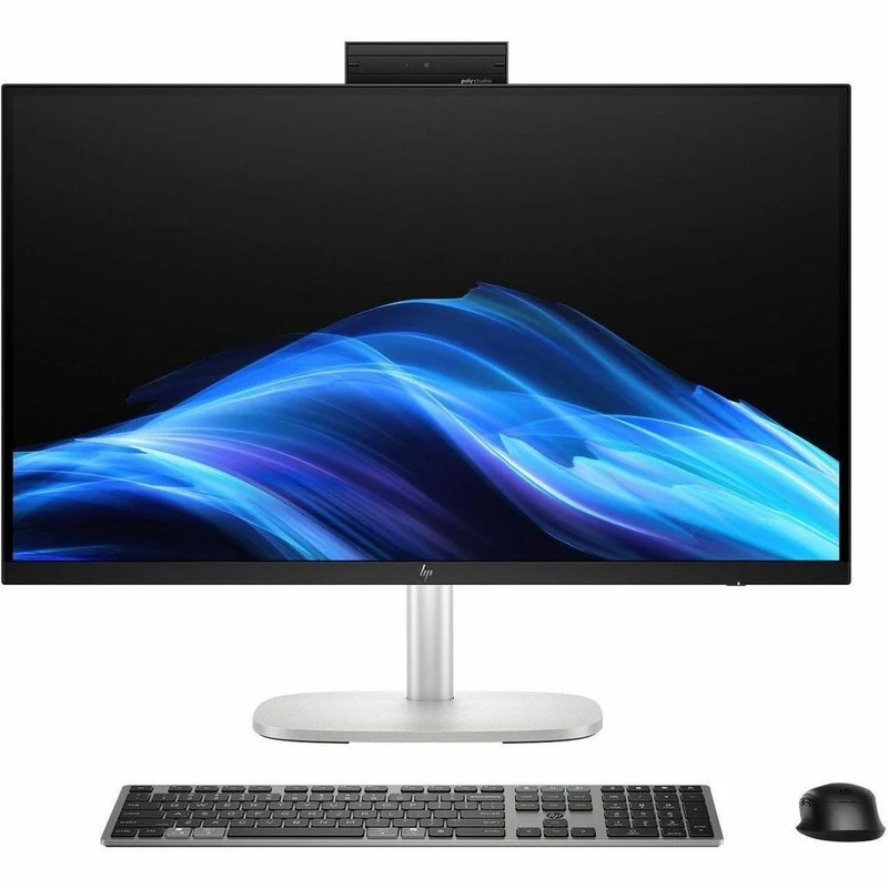 Ordinateur tout-en-un HP EliteStudio 8 AiO G1i - Intel Core Ultra 5 235 - Technologie vPro - 16 Go - SSD 512 Go - Écran tactile QHD 27" - Bureau - Argent Pike C7GL2UT#ABA